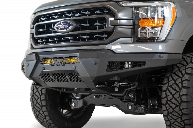 Addictive Desert Designs 2021 Ford F-150 HoneyBadger Front Bumper w/ Top Hoop