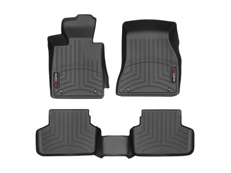 Weathertech 2017+ BMW 5-Series Front and Rear FloorLiners - Black (xDrive Only - Does Not Fit RWD)