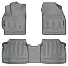 Load image into Gallery viewer, Husky Liners 10-12 Toyota Prius WeatherBeater Combo Gray Floor Liners