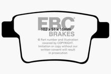 Load image into Gallery viewer, EBC 04-07 Ford Five Hundred 3.0 Greenstuff Rear Brake Pads