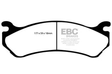 Load image into Gallery viewer, EBC 02 Cadillac Escalade 5.3 (Akebono rear caliper) Extra Duty Front Brake Pads