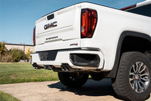 Load image into Gallery viewer, Corsa 19-25 GMC Sierra 1500 Cat-Back Dual Rear Exit with Twin 4in Black Powder Coat Pro-Series Tips