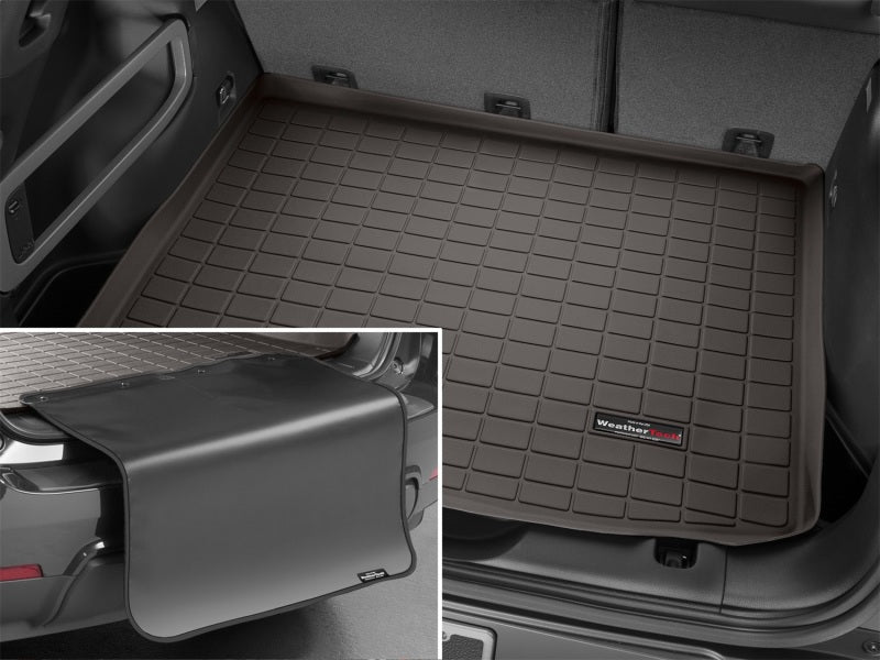 WeatherTech 2022+ Infiniti QX60 Cargo Liner w/Bumper Protector (Behind 3rd Row) - Cocoa