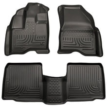 Load image into Gallery viewer, Husky Liners 11-12 Ford Explorer WeatherBeater Combo Black Floor Liners