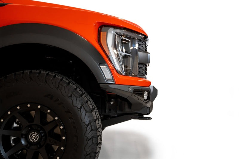 Addictive Desert Designs 2021+ Ford Raptor Bomber Front Bumper w/ 3 Baja Designs LP6 Light Mounts