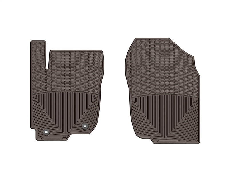 WeatherTech 2013+ Toyota RAV4 Front Rubber Mats - Cocoa