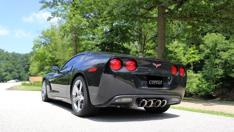 Corsa 2009-2013 Chevrolet Corvette (C6) 6.2L Polished Xtreme Axle-Back Exhaust w/4.5in Tips