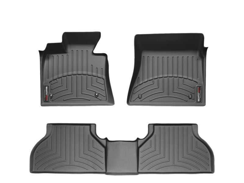 WeatherTech 2015 Chevy Colorado Crew Cab Front FloorLiner - Black