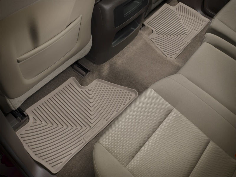 WeatherTech 2017+ Honda Ridgeline Rear Rubber Mats - Tan