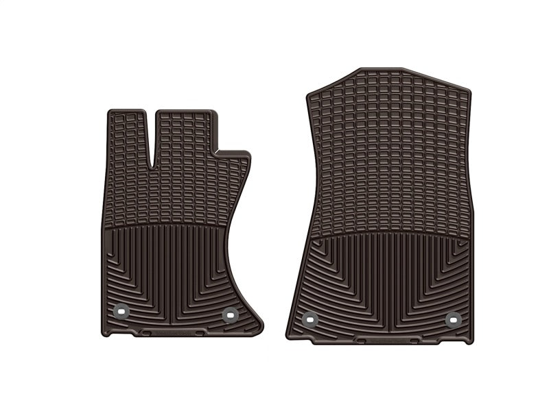 WeatherTech 2013+ Lexus GS Front Rubber Mats - Cocoa