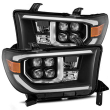 Load image into Gallery viewer, AlphaRex 07-13 Toyota Tundra NOVA LED Proj Headlights Black w/ Activ Light/Seq Signal/DRL