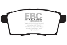 Load image into Gallery viewer, EBC 06-08 Ford Edge 3.5 2WD Extra Duty Rear Brake Pads