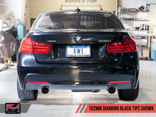 Load image into Gallery viewer, AWE Tuning BMW F3X 335i/435i Touring Edition Axle-Back Exhaust - Diamond Black Tips (102mm)