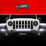 XK Glow Razor Light Bar Auxiliary High Beam Driving No Wire & Switch 6in