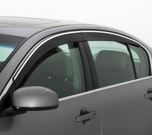 Load image into Gallery viewer, AVS 07-11 Lexus ES350 Ventvisor Low Profile Deflectors 4pc - Smoke w/Chrome Trim