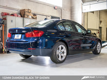 Load image into Gallery viewer, AWE Tuning 13-18 BMW 320i (F30) Touring Edition Exhaust w/ Performance Mid Pipe - Diamond Blk Tips