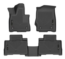 Load image into Gallery viewer, Husky Liners 20-21 Lincoln Aviator w 2nd Row Bench/Buckets Weatherbeater Front/2nd Seat Liners - BLK