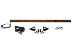 Diode Dynamics 18-21 Jeep JL Wrangler/Gladiator SS50 Hood LED Light Bar Kit - Amber Driving