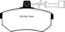 Load image into Gallery viewer, EBC 89-90 Audi 100 Quattro 2.3 Redstuff Front Brake Pads