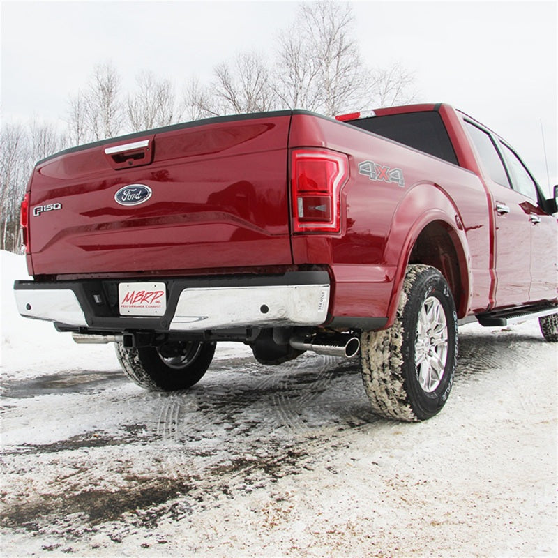 MBRP 2015 Ford F-150 2.7L / 3.5L EcoBoost 2.5in Cat Back Dual Side Split Alum Exhaust System