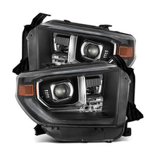 Load image into Gallery viewer, AlphaRex 14-21 Toyota Tundra LUXX-Series LED Proj Headlights Blk w/Actv Light &amp; Seq. Sig + DRL