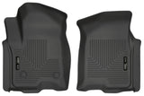 Husky Liners 2019 Chevrolet Silverado 1500 Crew Cab WeatherBeater Black Front Floor Liners