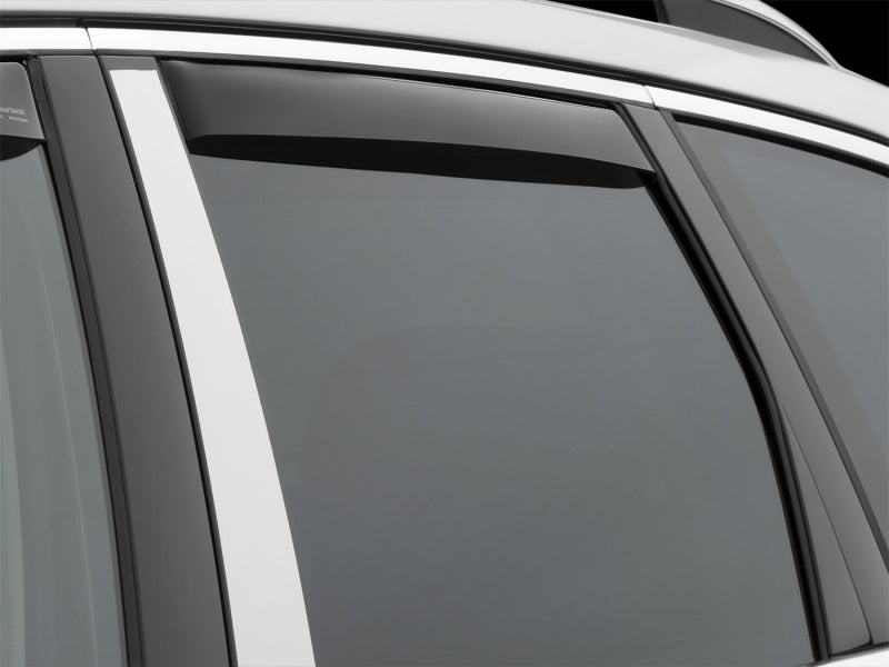 WeatherTech 11+ Volkswagen Touareg Rear Side Window Deflectors - Dark Smoke