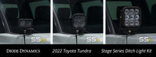 Load image into Gallery viewer, Diode Dynamics 2022 Toyota Tundra C2 Pro Stage Series Ditch Light Kit - White Combo