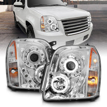 Load image into Gallery viewer, ANZO 2007-2014 GMC Yukon Projector Headlights w/ Halo Chrome (CCFL)
