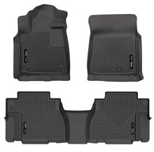 Load image into Gallery viewer, Husky Liners 08-11 Toyota Sequoia WeatherBeater Front &amp; 2nd Seat Floor Liners (Black)