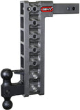 Gen-Y Mega Duty 2in Shank 15in Drop 16K Hitch w/Dual-Ball/Pintle Lock/Stabilizer Kit