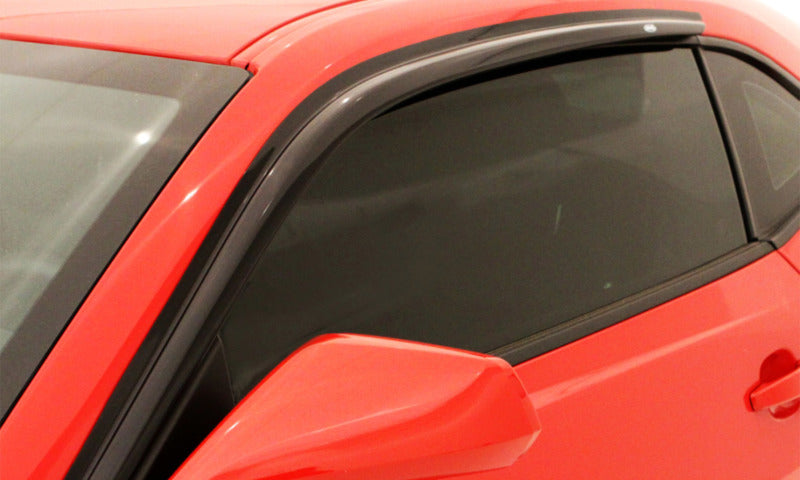 AVS 12-14 Ford Mustang Ventvisor Outside Mount Window Deflectors 2pc - Smoke