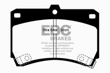 Load image into Gallery viewer, EBC 94-97 Ford Aspire 1.3 manual Redstuff Front Brake Pads