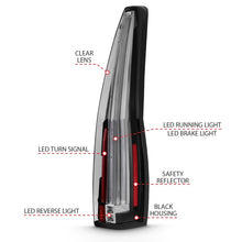 Load image into Gallery viewer, ANZO 2007-2014 Chevrolet Tahoe Led Taillights Red/Clear