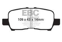 Load image into Gallery viewer, EBC 05-09 Buick Allure (Canada) 3.6 Greenstuff Rear Brake Pads