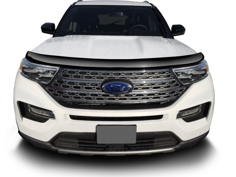 AVS 20-22 Ford Explorer High Profile Bugflector II Hood Shield (1pc) - Smoke