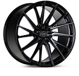 Vossen HF-4T 22x9 / 5x120 / ET30 / Flat Face / 72.56 - Double Tinted - Gloss Black - Left Wheel