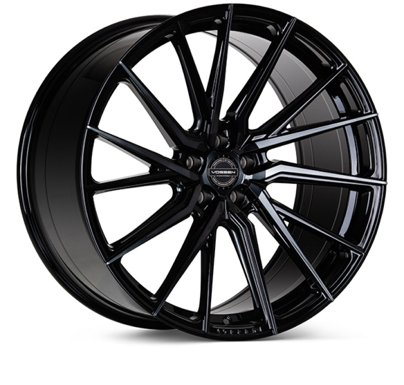 Vossen HF-4T 21x10.5 / 5x112 / ET30 / Deep Face / 66.5 - Tinted Gloss Black - Left Wheel