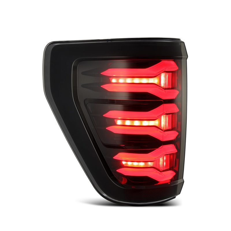 AlphaRex 21-22 Ford F-150 LUXX LED Tailights Black/Red