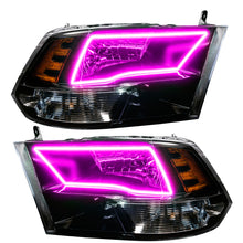 Load image into Gallery viewer, Oracle 09-17 RAM 1500 TRX Quad Pre-Assembled Headlights Blk Housing - w/ BC1 Cntrl