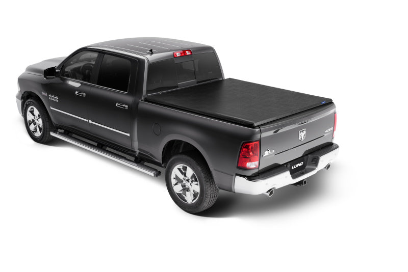 Lund 02-17 Dodge Ram 1500 (8ft. BedExcl. Beds w/Rambox) Genesis Roll Up Tonneau Cover - Black