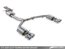 Load image into Gallery viewer, AWE Tuning Audi C7.5 A7 3.0T Touring Edition Exhaust - Quad Outlet Chrome Silver Tips