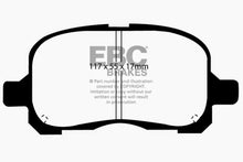 Load image into Gallery viewer, EBC 98-02 Chevrolet Prism 1.8 Greenstuff Front Brake Pads