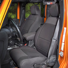 Load image into Gallery viewer, Rugged Ridge Seat Cover Kit Black 07-10 Jeep Wrangler JK 4dr