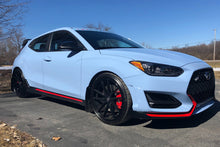 Load image into Gallery viewer, Rally Armor 19-22 Hyundai Veloster N White UR Mud Flap w/ Black Logo