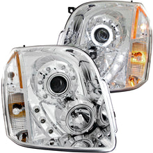 Load image into Gallery viewer, ANZO 2007-2014 GMC Yukon Projector Headlights w/ Halo Chrome (CCFL)