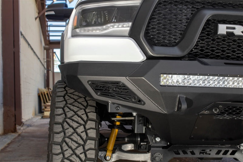 Addictive Desert Designs 2019 Ram Rebel 1500 Stealth Fighter Fr Bumper w/Winch&Parking Sensor Mounts