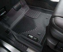 Load image into Gallery viewer, Husky Liners 14-15 Chevy Silverado Double Cab X-Act Contour Black 2nd Row Floor Liners