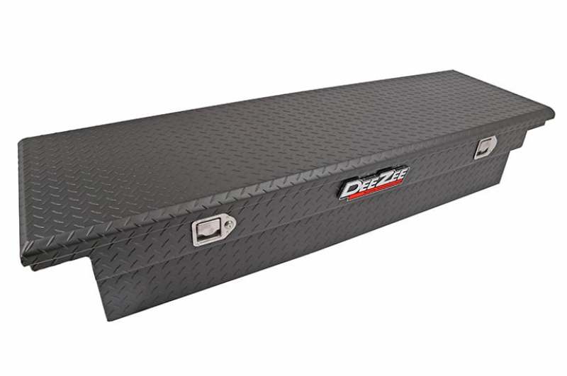 Deezee Universal Tool Box - Red Crossover - Single Lid BT Alum Full Size