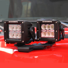Load image into Gallery viewer, Go Rhino 18-20 Jeep Wrangler JL/JLU/Gladiator JT Light Mount - Two 3in Cubes